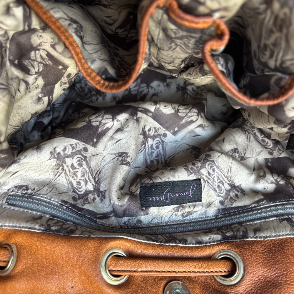 Junior Drake Leather Hobo Bag - Picture 13 of 14